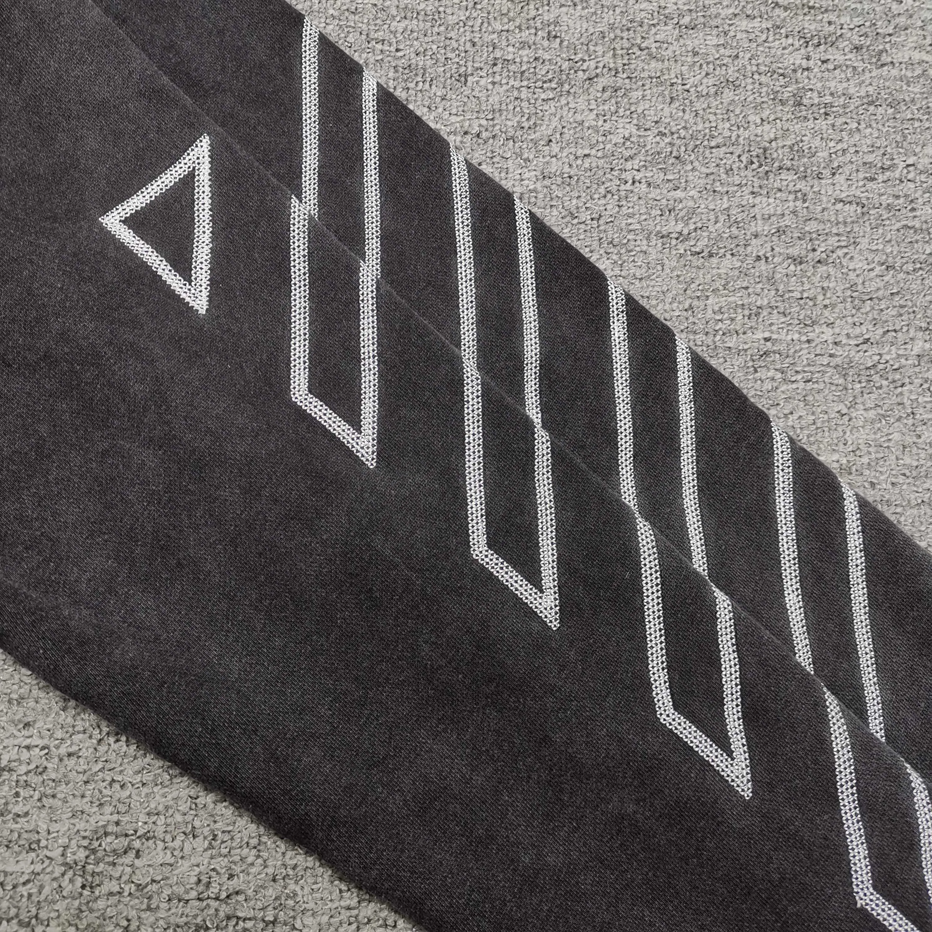 off white 25ss new cordon loose hooded sweatshirt Color: washed black Size: S M L XL P410